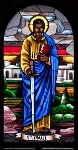 DSC 0796  Stained Glass:  St. Paul, St. Joseph Cathedral