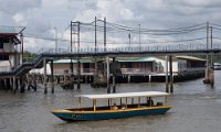 DSC 1154  Boat and Bridge, Water Village, Brunei