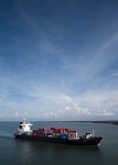DSC 1328  Container Ship Underway, Brunei