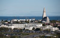 DSC 5232  Church and City Center, Reykjavik