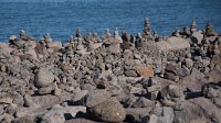 DSC 5447  Cairns on Reykjavik Shoreline