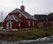 DSC 5701  Church and Stream, Qaqortoq
