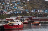 DSC 5717  Viking Sky Tender Entering Harbor, Qaqortoq