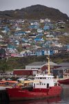 DSC 5720  Harbor and Hillside, Qaqortoq