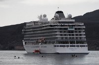 DSC 5773  Kayakers at the Viking Sky, Qaqortoq