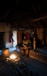 DSC 5972  Interior of Viking Sod House, L'Anse Aux Meadows