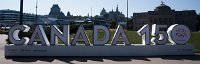 DSC 6250  Canada 150th Anniversary Logo, Quebec City