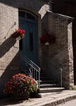 DSC 6282  Door, Wall and Flowers, Quebec City