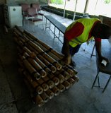 DSC 3551  Local Percussion Instrument, Adventist School, Honiara
